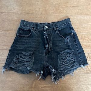 Black Pacsun High Rise Icon Short